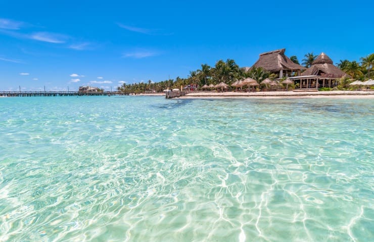 praias do México Isla Mujeres