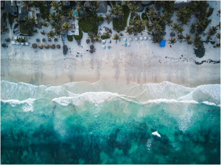 praias do México Tulum