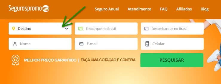 cotação seguro viagem seguros promo