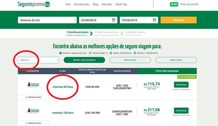 Faça sua cotação e verifique se o seguro viagem Intermac 60 é o mais indicado para a sua jornada!