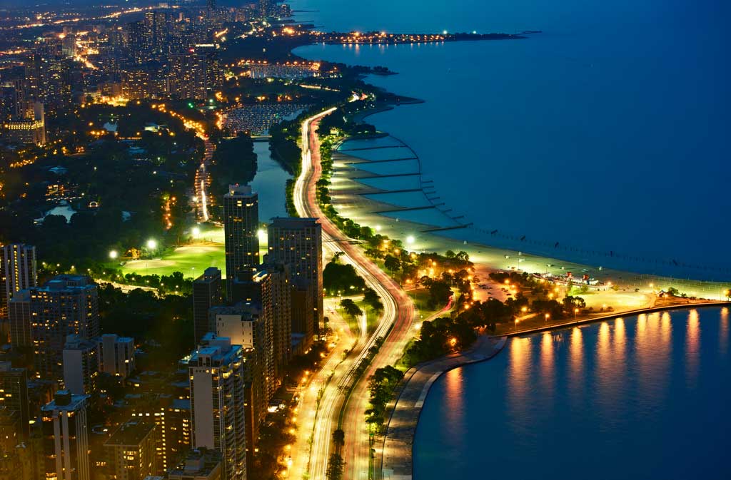 O que fazer em Chicago à noite