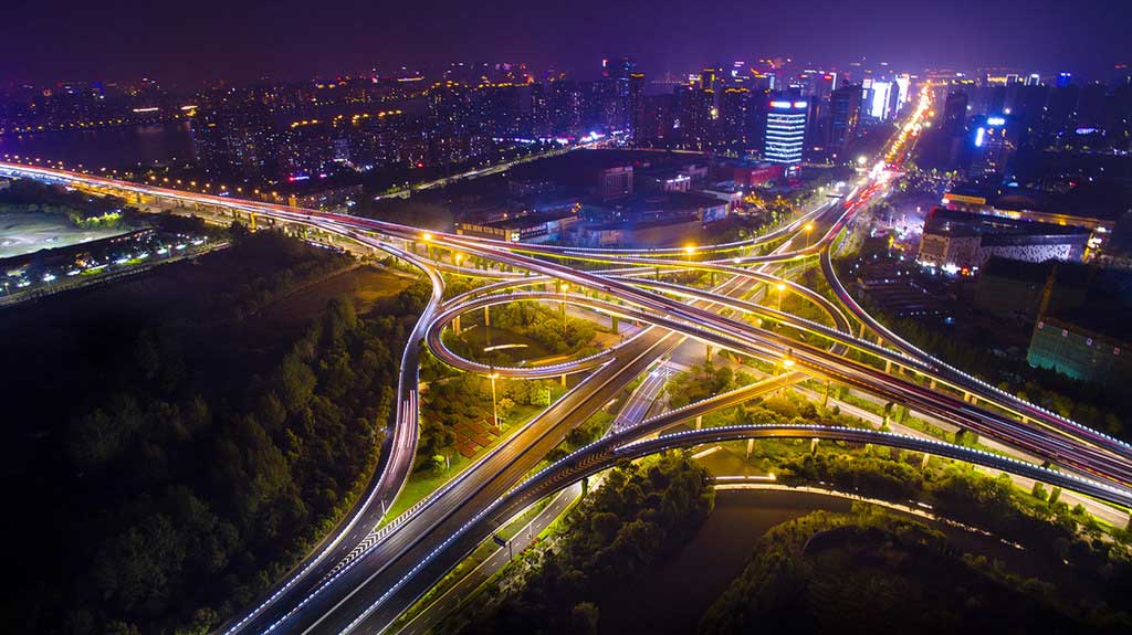 Foto aérea de Hangzhou