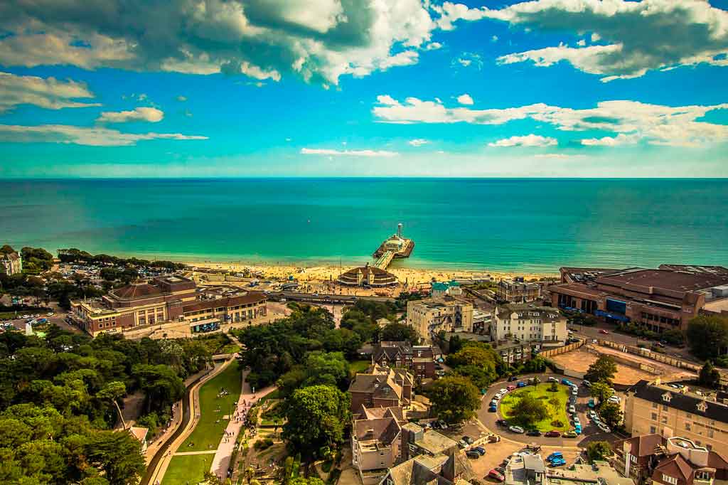 Foto aérea de Bournemouth