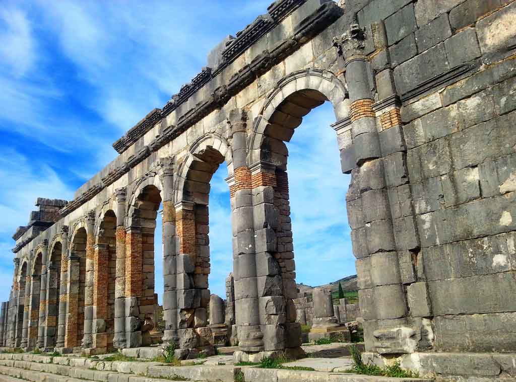 Ruínas gregas em Volubilis