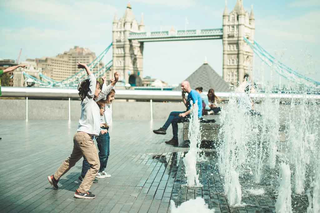 Inglaterra com crianças