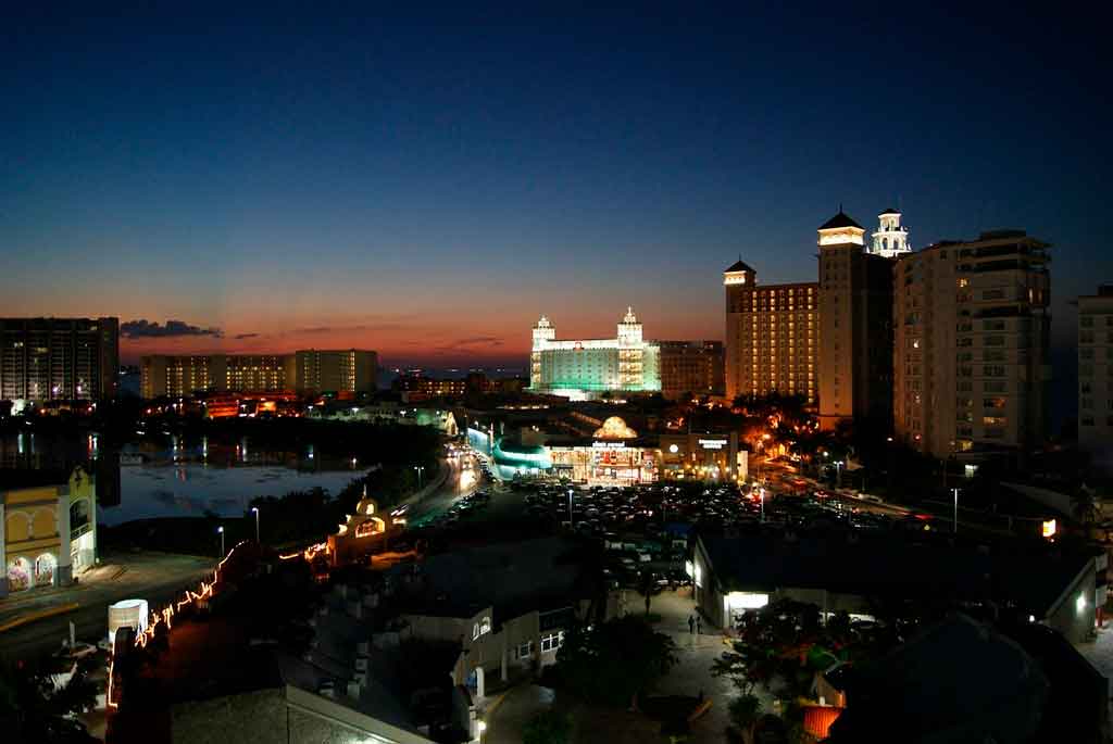 O que fazer em Cancún à noite