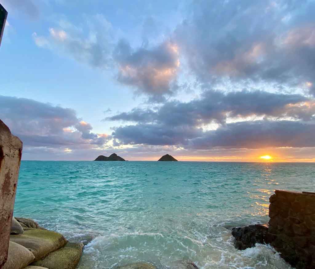 praias do Havai Lanikai