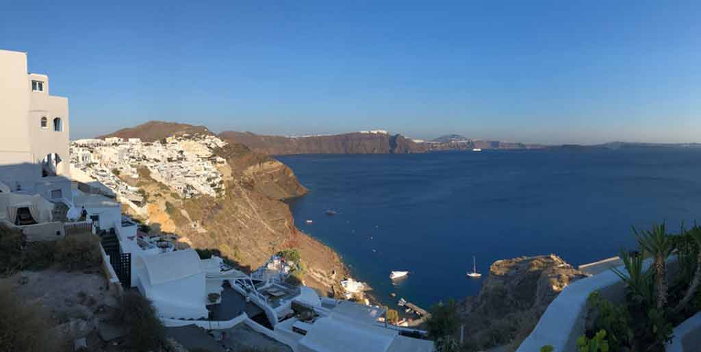 Clima e temperatura em Santorini Grécia