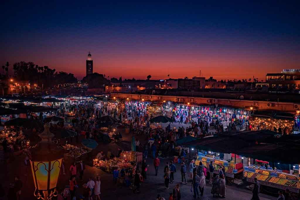 Cidades do Marrocos onde está localizada