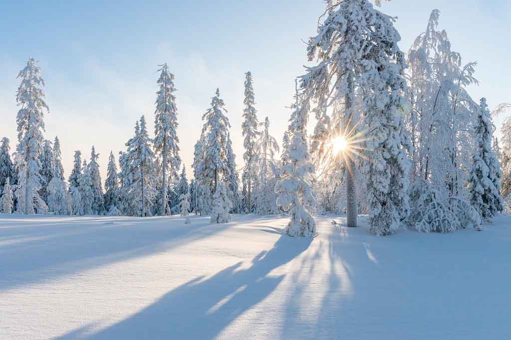 Turismo na Finlândia no inverno