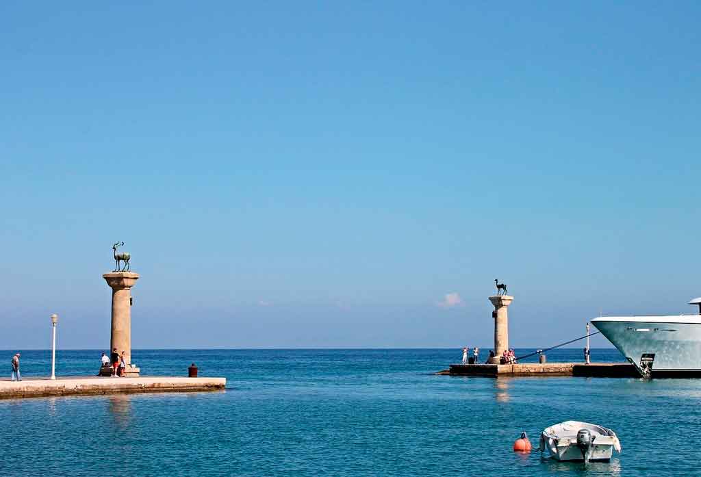 Ilha de Rodes Colosso de Rhodes