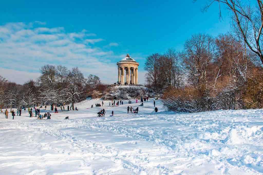 Inverno na Alemanha Munique