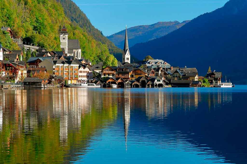 Hallstatt, Áustria lagos