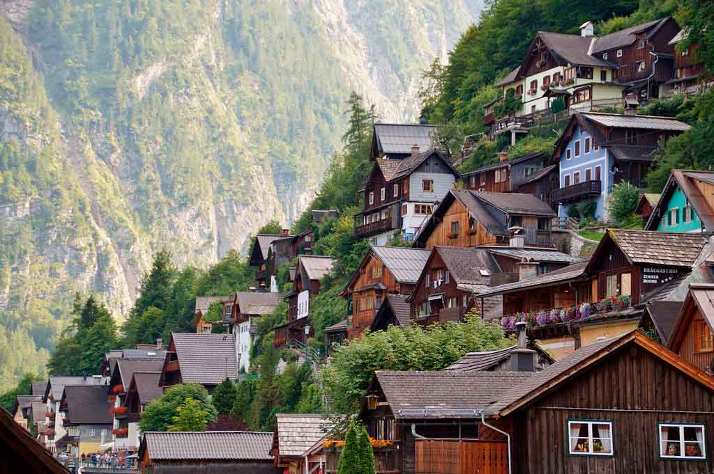 Hallstatt, Áustria onde fica