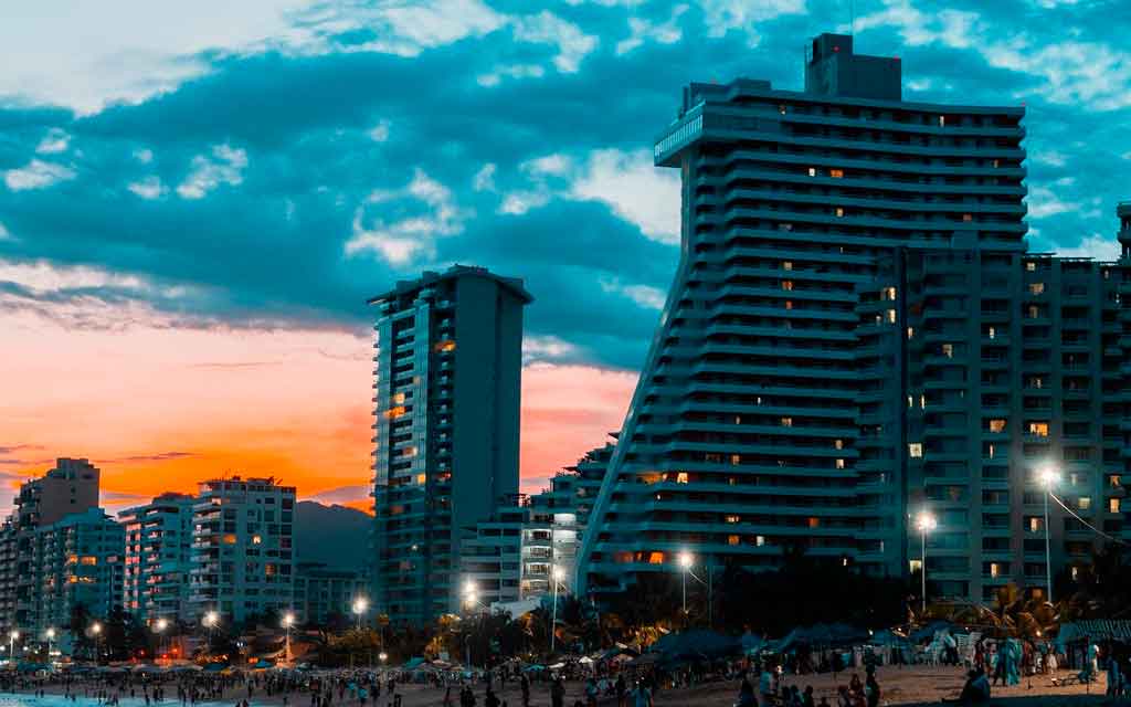 Acapulco, México praia la condesa