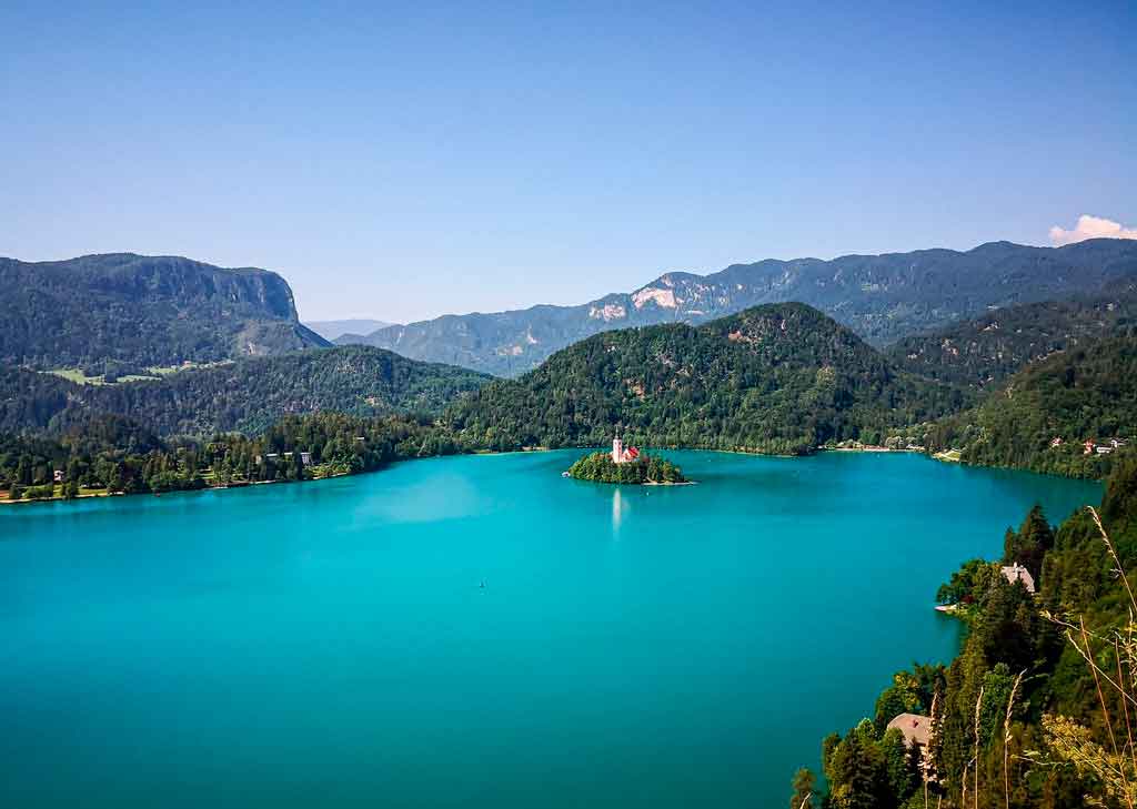 Lago Bled morro straza