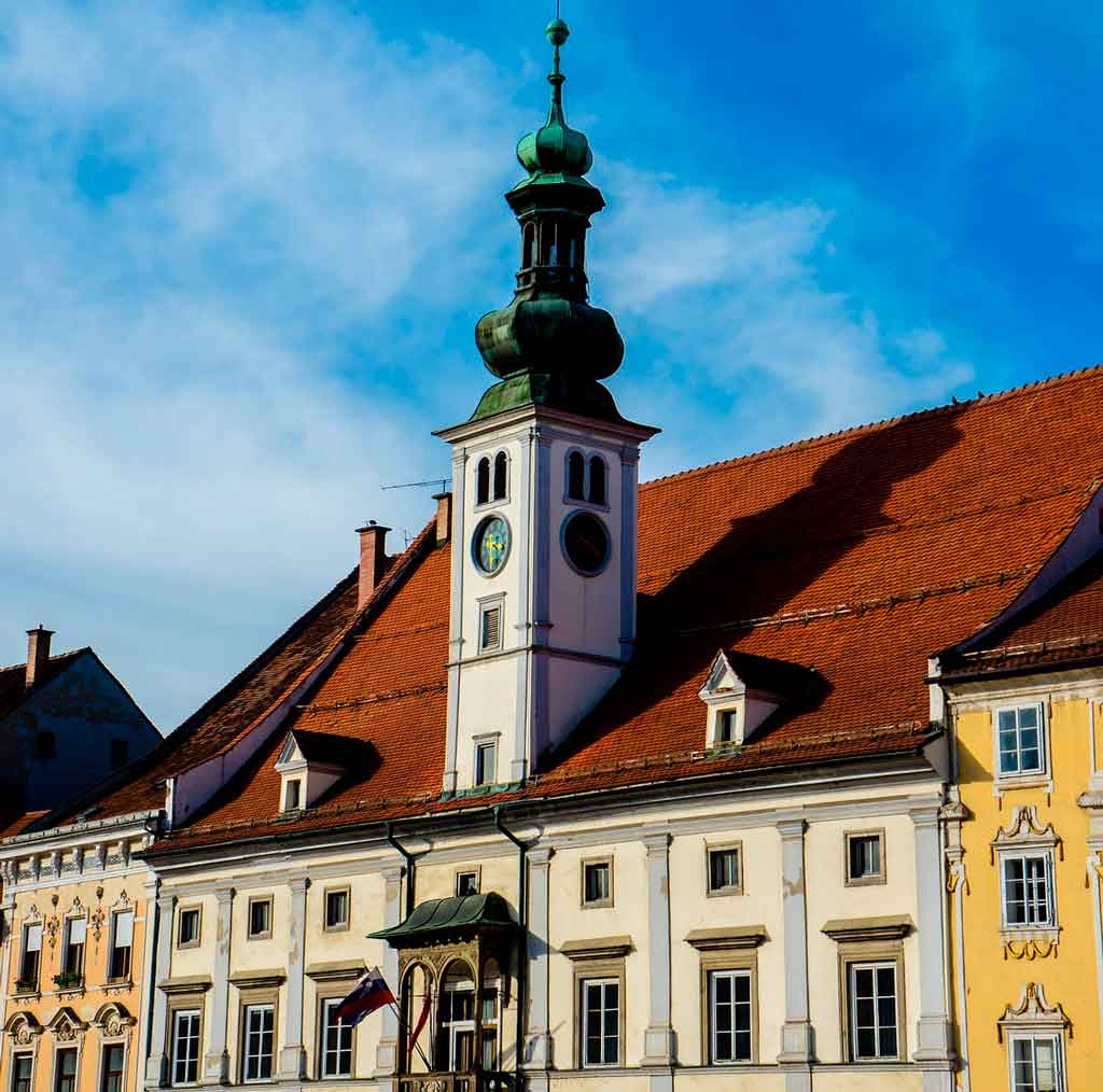 Maribor Eslovênia praça do castelo