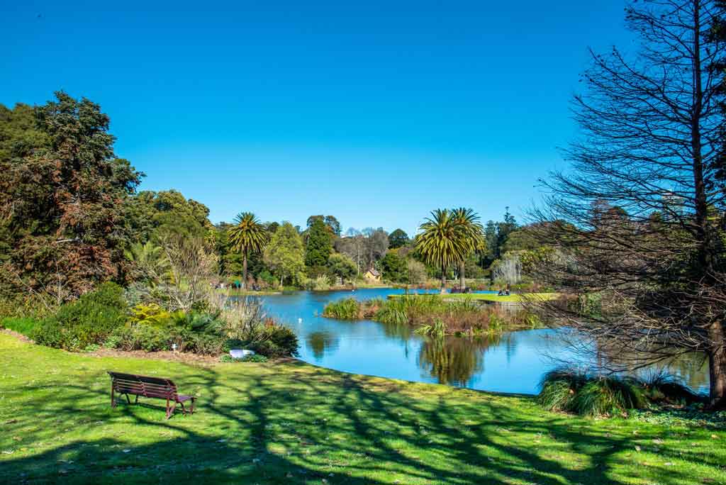 Melbourne Austrália royal botanic garden of victoria