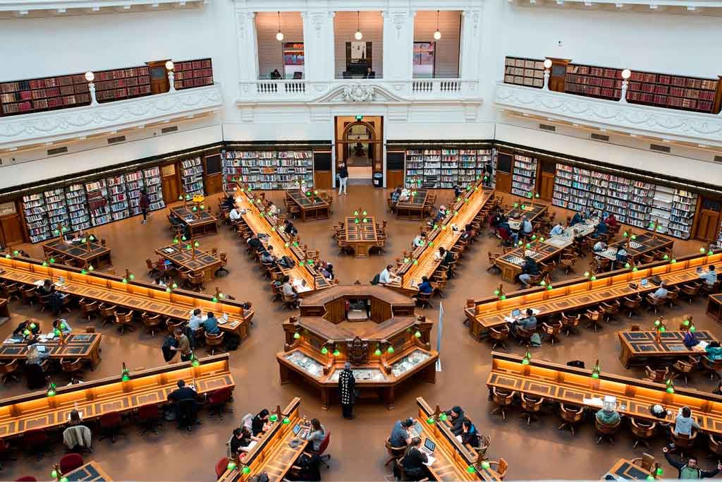 Melbourne Austrália state library of victoria