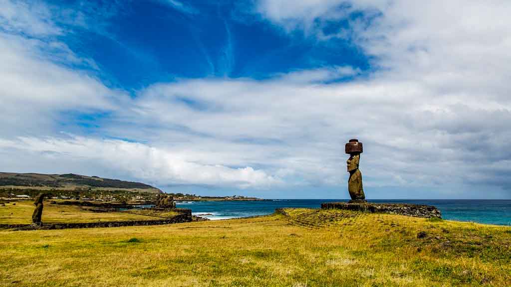 Ilha de Pascoa Aldeia de Orongo