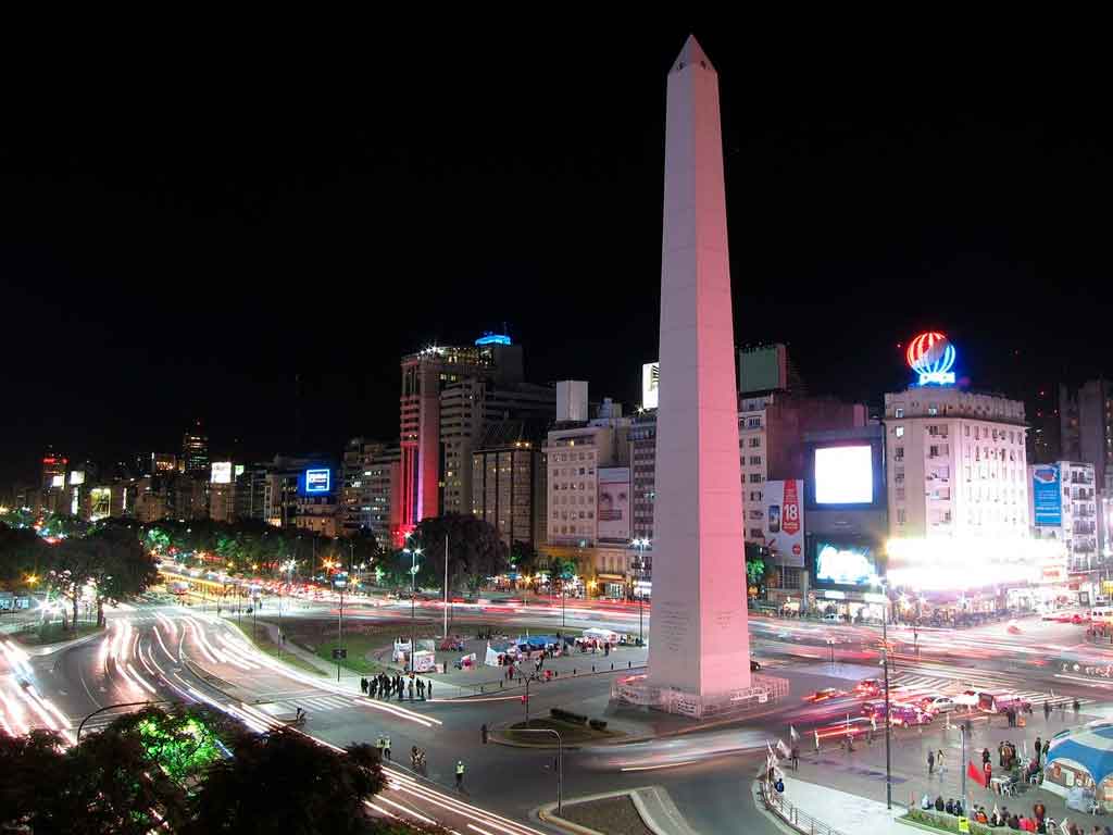 Pontos turísticos em Buenos Aires obelisco