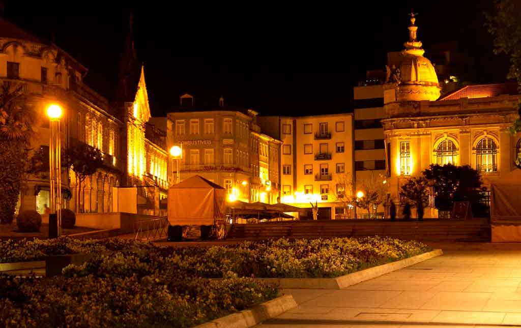 Braga Portugal a noite