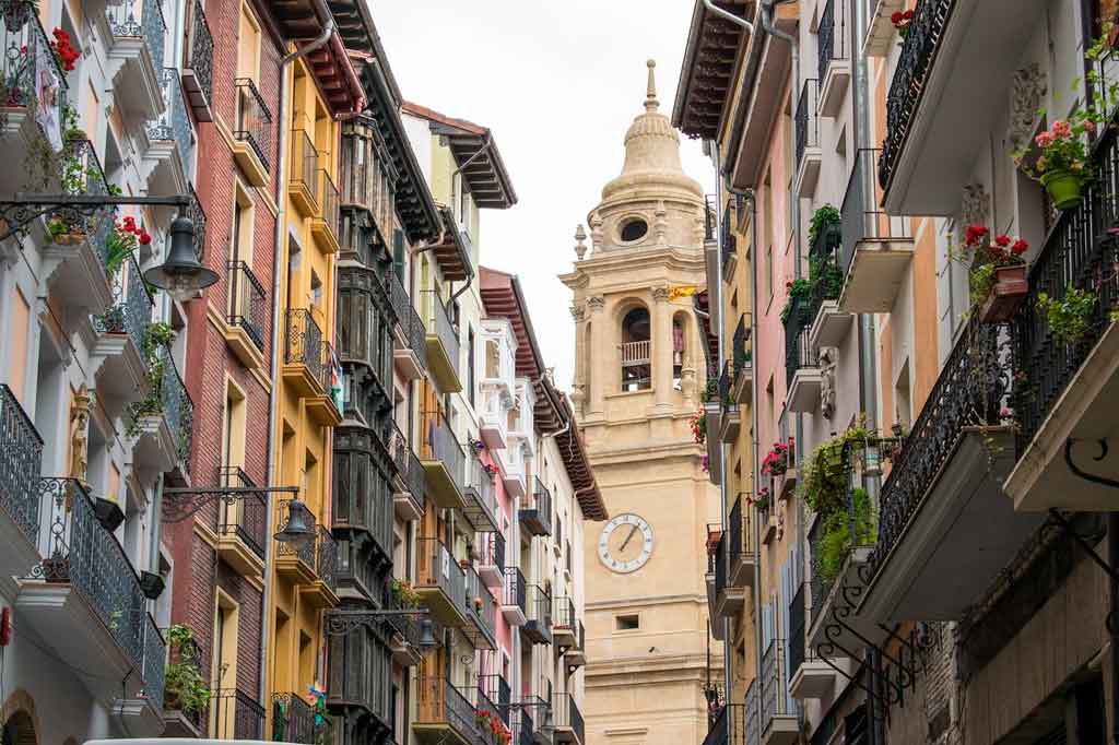 Pamplona Espanha Calle Estafeta