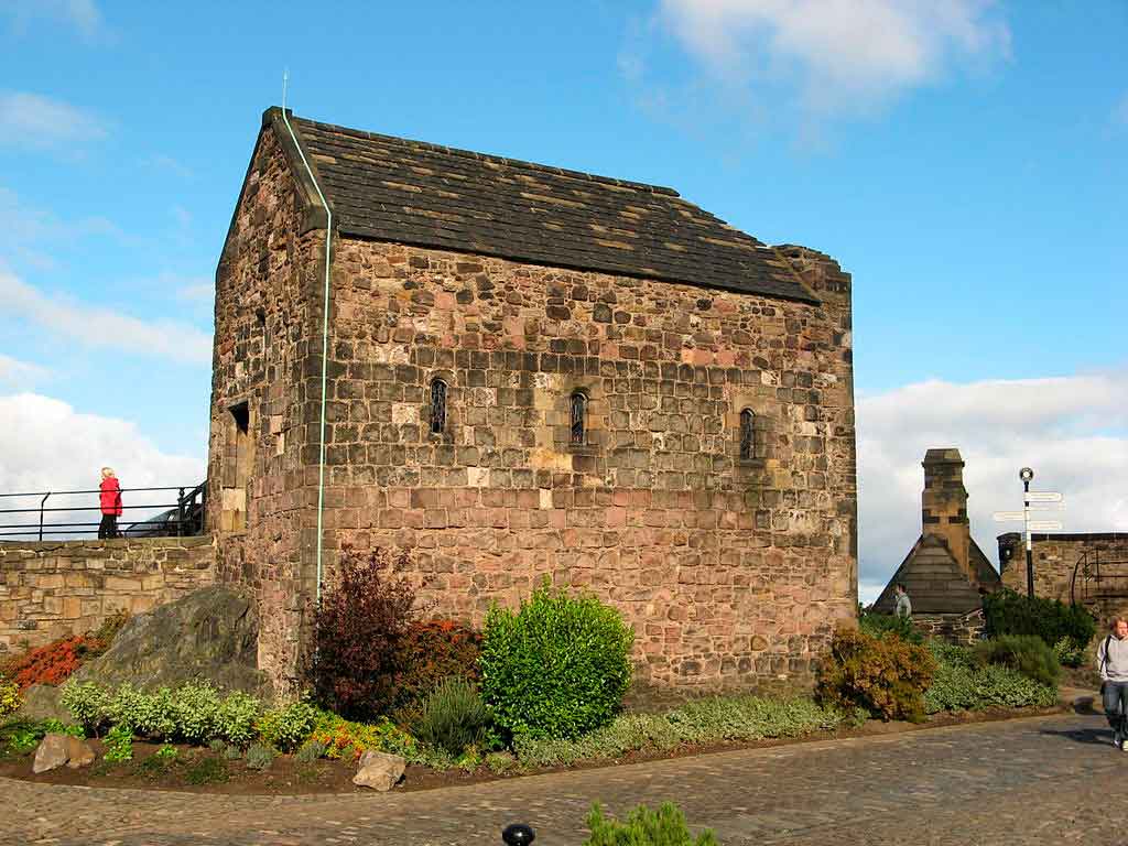 Castelo de Edimburgo capela de santa margarita