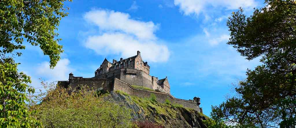 Castelo de Edimburgo Onde fica