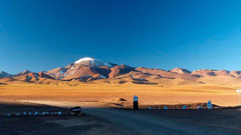 Mapa da Bolívia: Uyuni