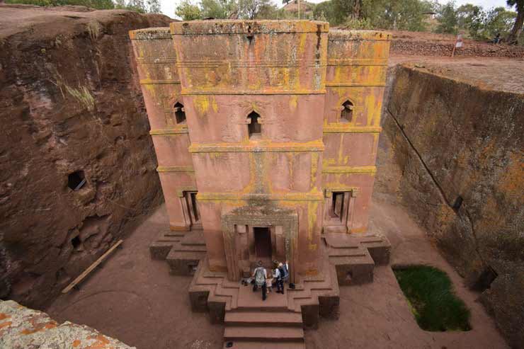 Onde ficam as igrejas de Lalibela?