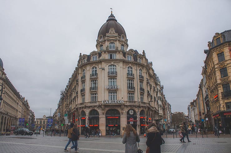 Onde fica Lille na França?